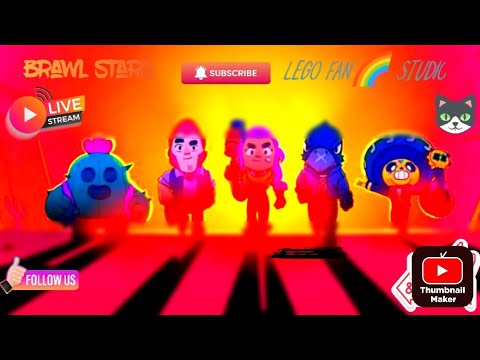 Видео: играем в brawl stars с Lego fan🌈 studio