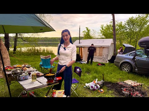 Видео: ДЕНЬ РОЖДЕНИЯ 🎁 НА БЕРЕГУ ОЗЕРА В ГЛУШИ КАК ПРАВИЛЬНО ЖАРИТЬ ШАШЛЫК ХОРОШИЙ КЛЕВ РЫБЫ НА УДОЧКУ