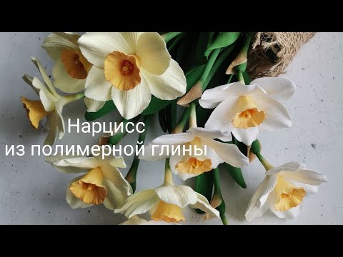 Видео: Нарцисс из полимерной глины