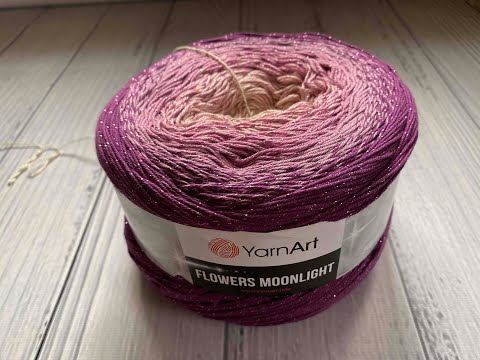 Видео: ЯрнАрт Фловерс Мунлайт - YarnArt Flowers Moonligh