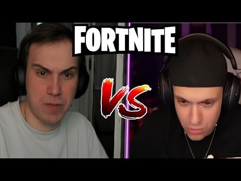 Видео: SASAVOT/ ГЛЕБ И БУСТЕР ИГРАЮТ 1 НА 1 В ФОРТНАЙТ