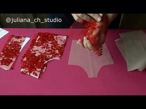 Видео: Фрагмент урока №2 из курса "Вечернее платье на прозрачном корсете"