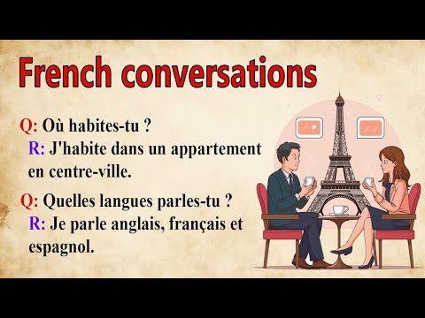 Видео: 90 французских разговоров для начинающих (A1-A2) | Учитесь и практикуйтесь