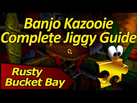 Видео: Как собрать все джигги в Rusty Bucket Bay — Banjo Kazooie Complete Jiggy Guide