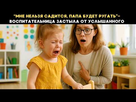Видео: "Мне нельзя садиться, папа будет ругать". Воспитательница застыла в шоке, увидев её спину...