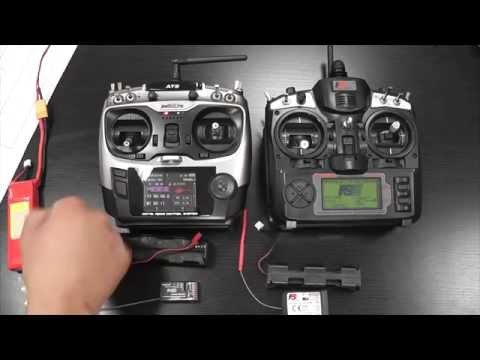 Видео: Сравнение Radiolink AT9 vs Flysky 9X (Turnigy 9X)