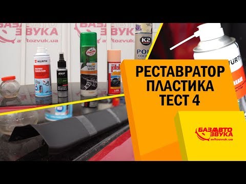 Видео: Реставратор пластика. Восстановитель цвета пластика. Полироль. Автохимия.