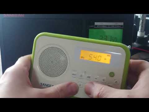 Видео: Sangean PR-D3 vs другие на слабом сигнале
