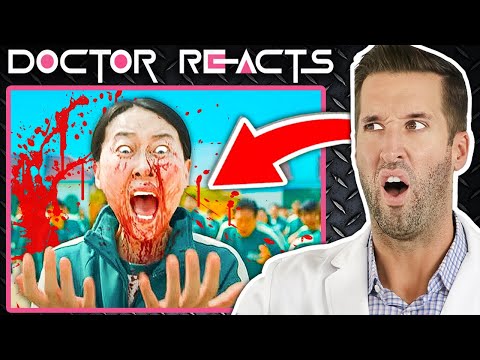 Видео: ВРАЧ смотрит на челленджи из Игра в кальмара