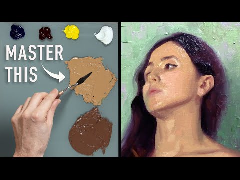 Видео: ЛУЧШИЙ способ научиться смешивать цвета.