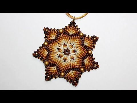 Видео: МАНДАЛА ЦВЕТОК МАКРАМЕ. MANDALA FLOWER MACRAME.