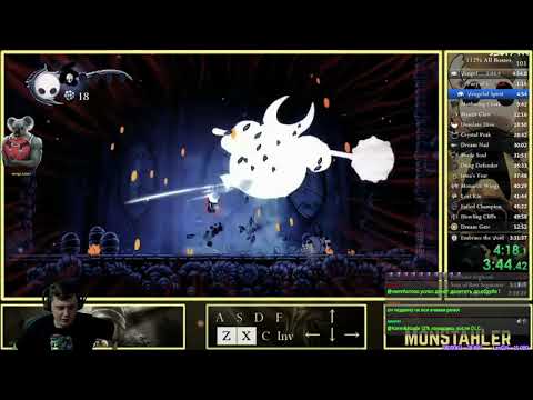 Видео: Разбор рекорда по Hollow Knight 112% All Bosses by MonStahLer