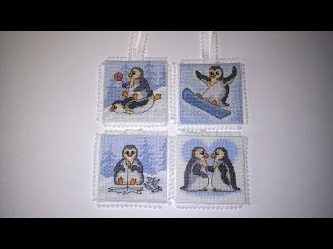 Видео: Новогодние игрушки "Пингвинчики"