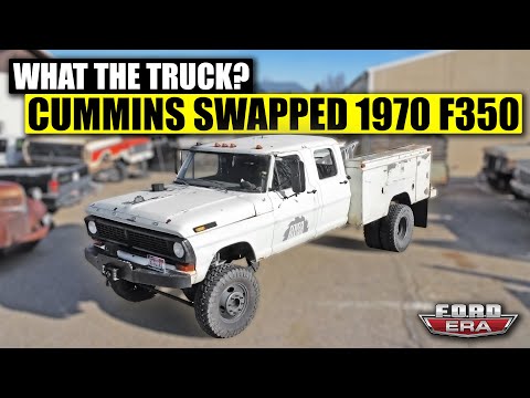 Видео: Cummins заменили F350 Crew Cab 1970 года! Что за грузовик? | Эра Ford