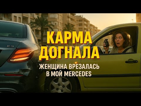 Видео: Она разбила мой Mercedes… а через неделю разбилась сама