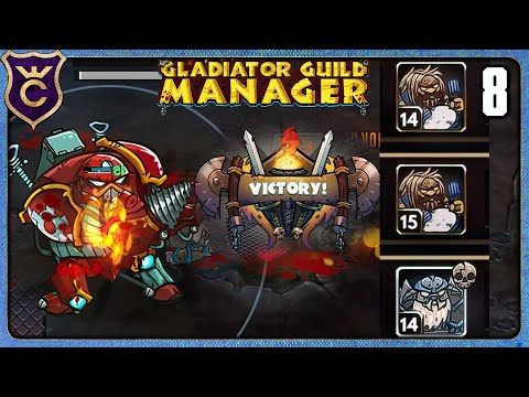 Видео: ЛУЧШАЯ ТАКТИКА ПРОТИВ ЛЮБОГО БОССА 8 Gladiator Guild Manager