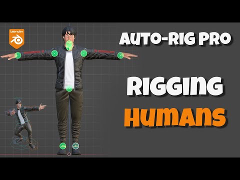 Видео: Учебное пособие Auto-Rig Pro: оснастка людей