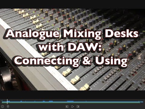 Видео: Аналоговые микшерные пульты: подключение и использование