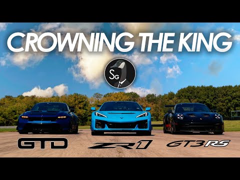 Видео: Corvette ZR1 против Mustang GTD против Porsche 911 GT3RS | Коронация короля