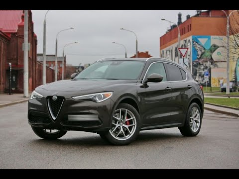 Видео: Сильно битая с поврежденным винкодом Alfa Romeo Stelvio, установка на стапель , обзор повреждений.
