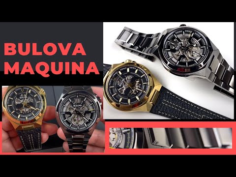 Видео: BULOVA MAQUINA - футуристичный скелетон