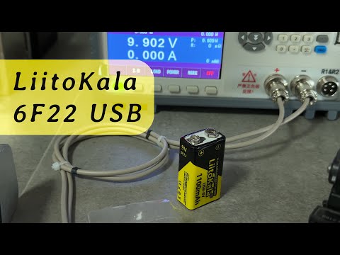 Видео: Liitokala 6F22. Крона с USB портом