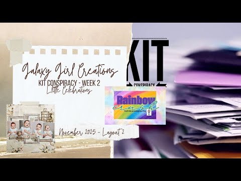Видео: Видео процесса скрапбукинга: 3Mos (Kit Conspiracy — неделя 2, макет 2)