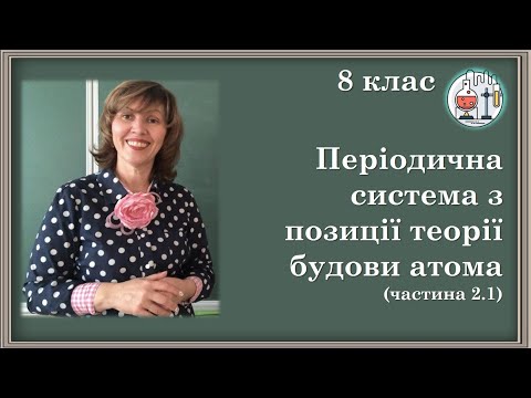 Видео: 🟡8_10. Періодична система з позиції теорії будови атома: металічні та неметалічні властивості