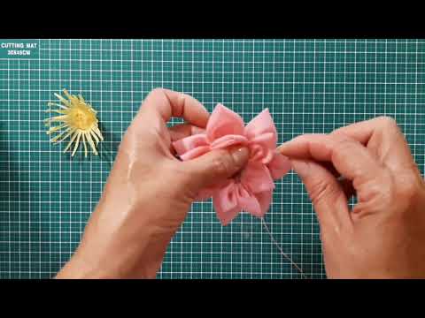 Видео: Лотос из ткани