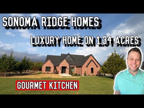 Видео: Потрясающий роскошный дом от Sonoma Ridge Homes на участке площадью 1,34 акра в Ваксахачи, штат Т...