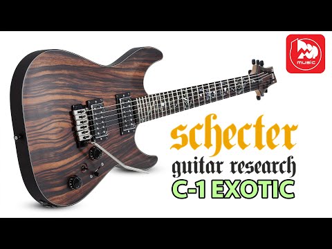 Видео: Электрогитара SCHECTER C-1 EXOTIC TREM EBONY