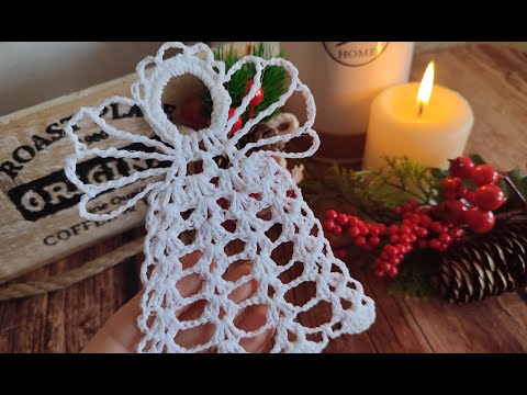 Видео: АНГЕЛ крючком / ANGEL crocheted