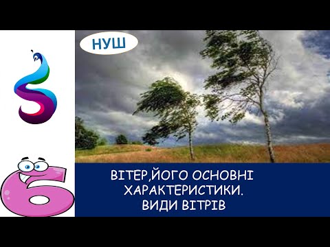 Видео: ВІТЕР,ЙОГО ОСНОВНІ ХАРАКТЕРИСТИКИ. ВИДИ ВІТРІВ