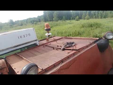 Видео: Перегон комбайна Енисей 1200  67 км пути