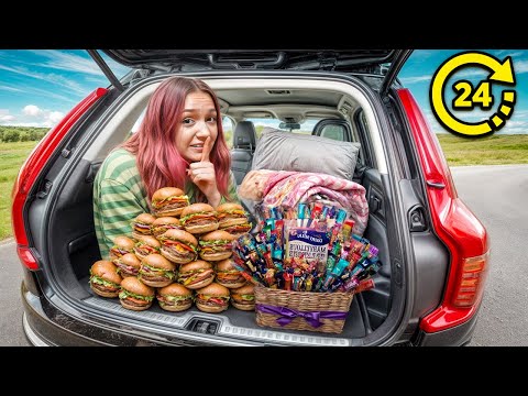 Видео: 24 ЧАСА В МАШИНЕ! Карамелькины возвращаются!