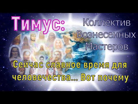 Видео: Сейчас славное время для человечества... Вот почему ∞Тимус: Коллектив Вознесенных Мастеров