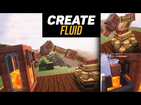 Видео: Гайд по Create Fluid. Жидкостная пипетка, интерфейся, жезл дирижер (minecraft java)