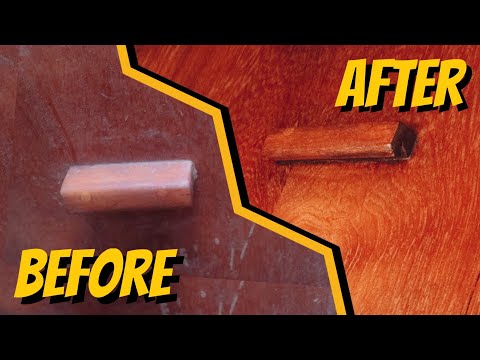 Видео: Лакирование и восстановление поврежденных деревянных изделий