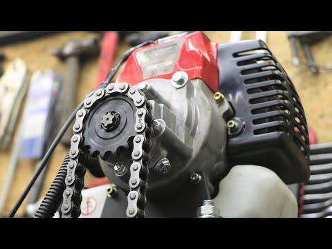 Видео: ПОЛНАЯ ВЕРСИЯ! ЭТО ЛУЧШЕЕ ПРИМЕНЕНИЕ ДВИГАТЕЛЯ ОТ МОТОКОСЫ!