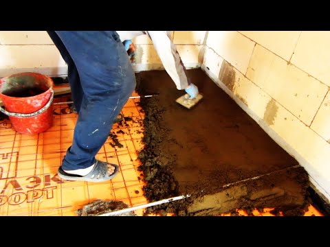 Видео: ПОЛ В БАНЕ Ч.2