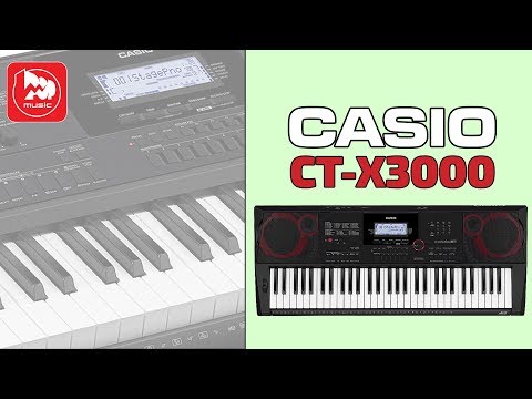 Видео: Casio CT-X3000 - Продвинутый домашний синтезатор