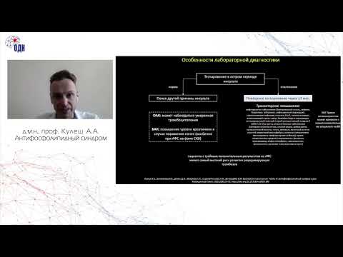 Видео: Антифосфолипидный синдром. д.м.н., проф. Кулеш А.А.