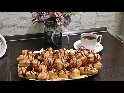 Видео: ЗАВАРНОЕ ТЕСТО ДЛЯ ЭКЛЕРОВ КОТОРОЕ ТОЧНО НЕ ОПАДЁТ!СЕКРЕТЫ И ФИШКИ ПРИГОТОВЛЕНИЯ ✔