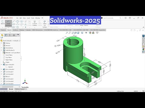 Видео: Как создать механический чертеж в SolidWorks 2025 | Упражнение 06 | Полное пошаговое руководство