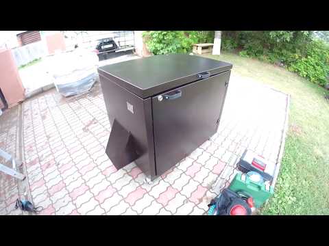 Видео: Генератор для дома и дачи с автозапуском в уличном контейнере. Установка!!!