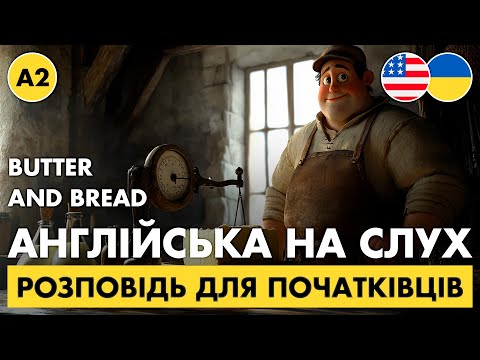 Видео: Почни РОЗУМІТИ англійську рівня А2 || Історія англійською для початківців ⚖️ Butter and Bread