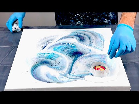 Видео: БЕЗУМНЫЕ РЕЗУЛЬТАТЫ~Открытая заливка~Ячейки без силикона~Жидкое искусство~Акриловая заливка~246