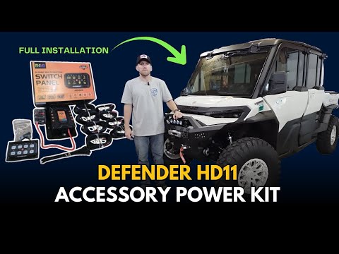 Видео: Установка комплекта аксессуаров Can-Am Defender HD11
