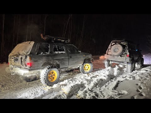 Видео: Лесной шиномонтаж, разули все колеса вкруг | Terrano, Escudo, TLC 80, Surf