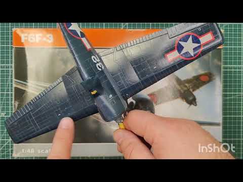 Видео: №270 Hellcat F6F3 1/48 Eduard сборка, окраска